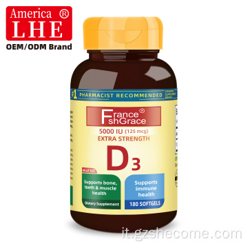 Shecome Vitamina D3 Softgels Osso Denti Salute immunitaria